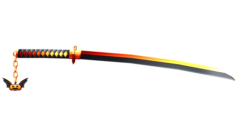 Orange Hallows Katana